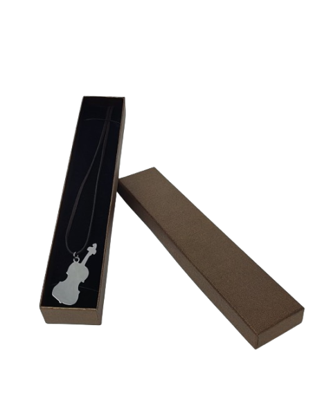 COLGANTE DE SAXOFÓN PERSONALIZADO + CAJA DE PRESENTACIÓN GRABADO