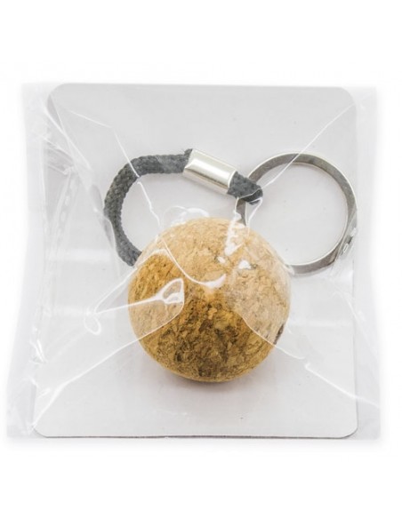 LLAVERO DE BOLA CORCHO