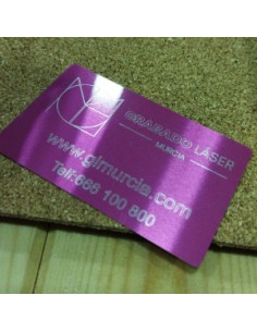 TARJETAS DE VISITA ALUMINIO... 2