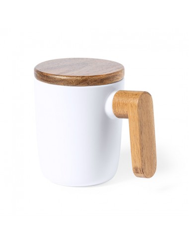 TAZA MADERA NATURAL GRABADA HARUNCAL