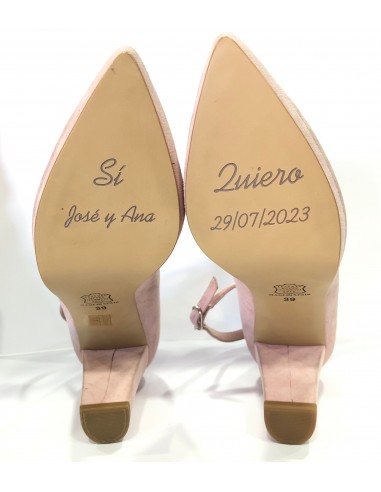 GRABADO ZAPATO NOVIA