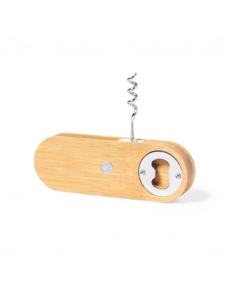 SACACORCHOS ABRIDOR BAMBU