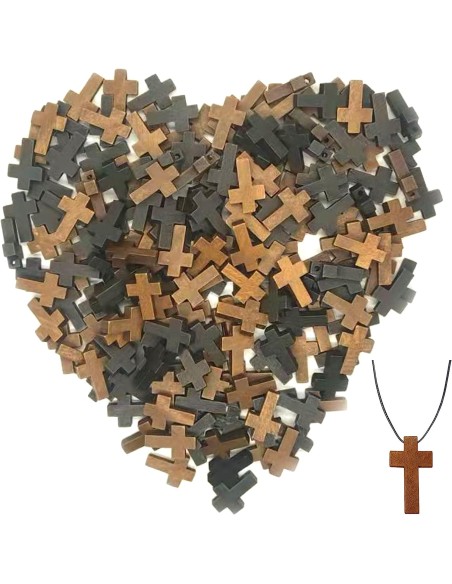 PACK CRUZ DE MADERA PERSONALIZADA 50 UNIDADES