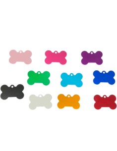 CHAPA PARA PERROS HUESO