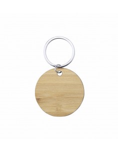 LLAVERO DE BAMBÚ REDONDO