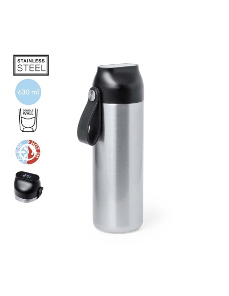 BIDON TERMICO CON MEDIDOR TEMPERATURA TACTIL