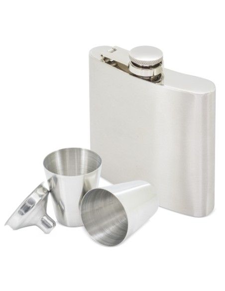 SET PETACA LICORERA Y VASOS PERSONALIZADA