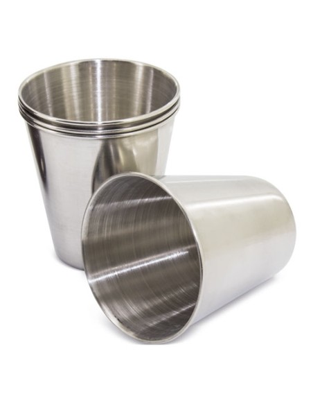 SET 4 VASOS PORTATIL PERSONALIZADO