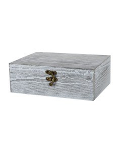 CAJA DE MADERA GRIS...