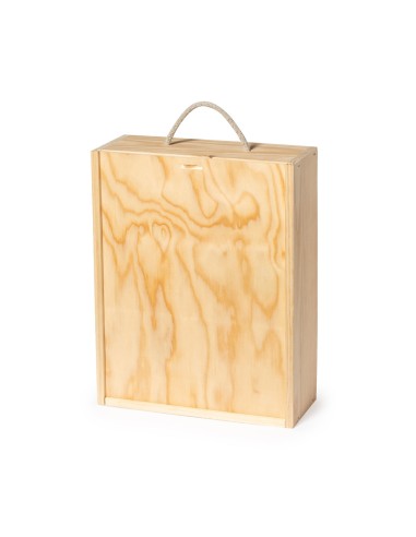 CAJA DE PRESENTACION DE VINOS GRABADA