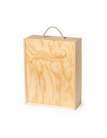 CAJA DE PRESENTACION DE VINOS GRABADA