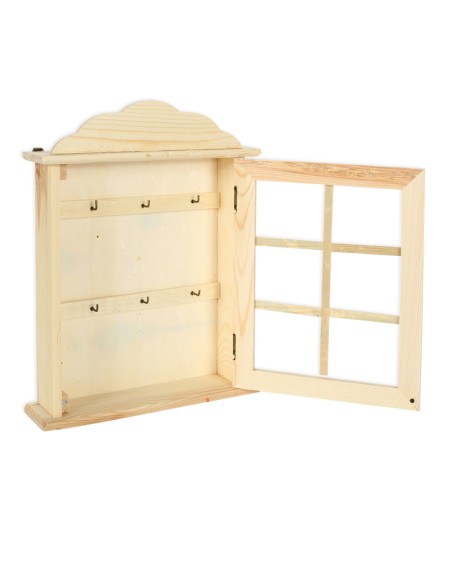 CAJA DE MADERA CUELGA LLAVES PERSONALIZADO