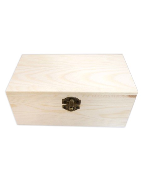 CAJA DE MADERA PERSONALIZADA COFRE 19*11*8.2CM