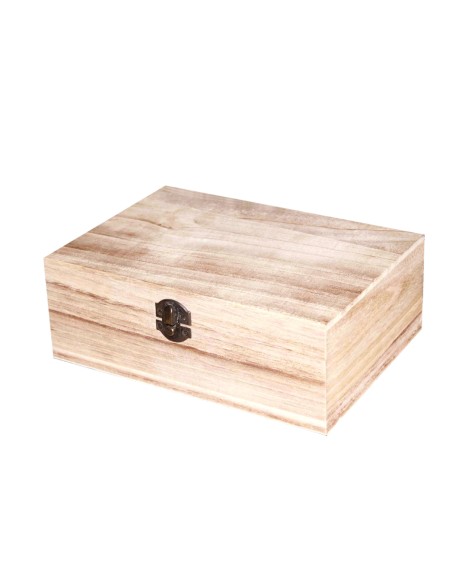 CAJA DE MADERA JOYERO GRABADO 23*11*6.5CM