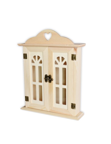 CAJA DE MADERA CUELGA LLAVES PERSONALIZADO 21.5*5.5*27CM