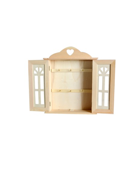 CAJA DE MADERA CUELGA LLAVES PERSONALIZADO 21.5*5.5*27CM