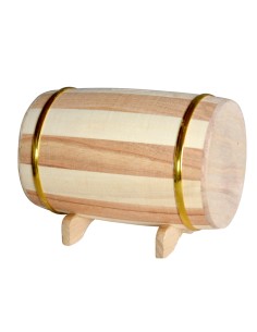 HUCHA GRABADA DE MADERA DE...