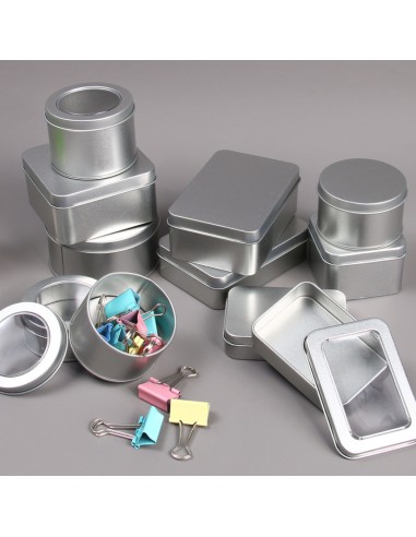 CAJA PERSONALIZADA DE METAL REDONDA...