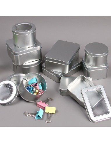 CAJA PERSONALIZADA DE METAL REDONDA...