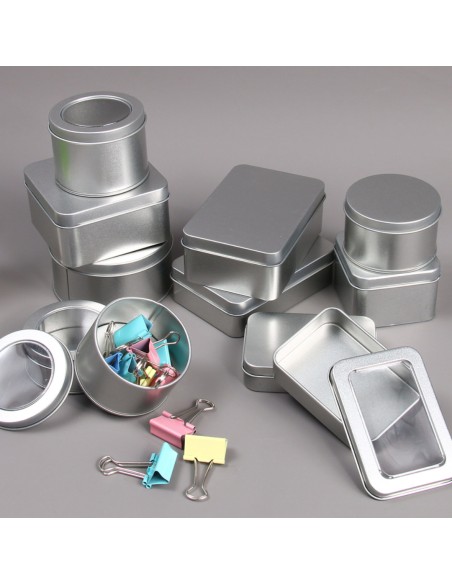 CAJA PERSONALIZADA DE METAL REDONDA 9*4.5CM