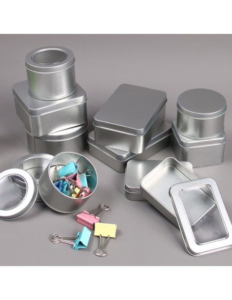 CAJA PERSONALIZADA DE METAL RECTANGULAR 8.7*6*2.2CM